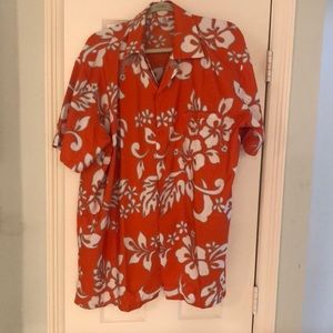 Orange Hawaiian Shirt